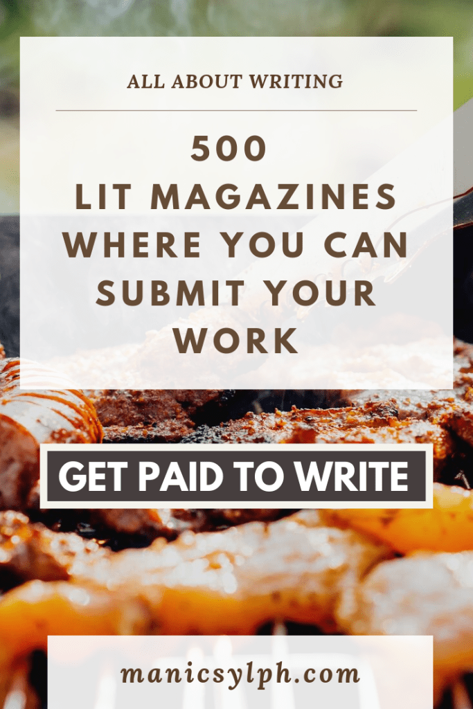500 Lit Magazines Where You Can Submit Your Work