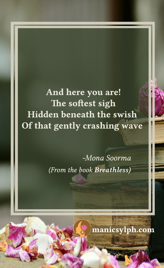 Quote 'I Found You' from the book BREATHLESS by Mona Soorma
