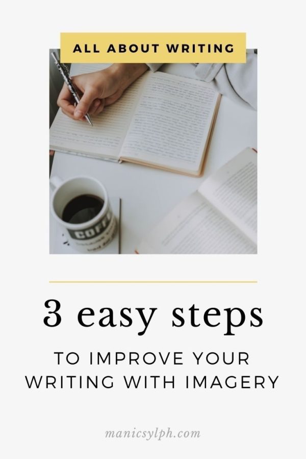 A writer bringing a story alive with imagery