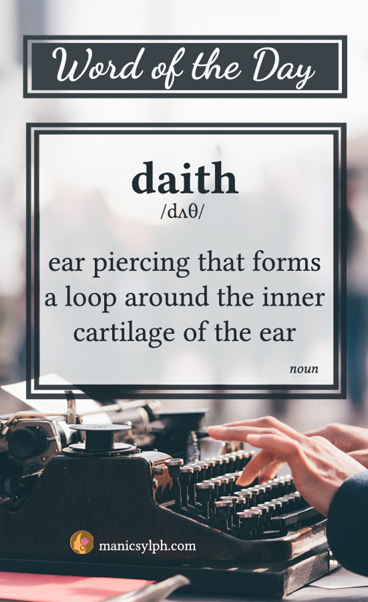 WORD OF THE DAY ~ Daith