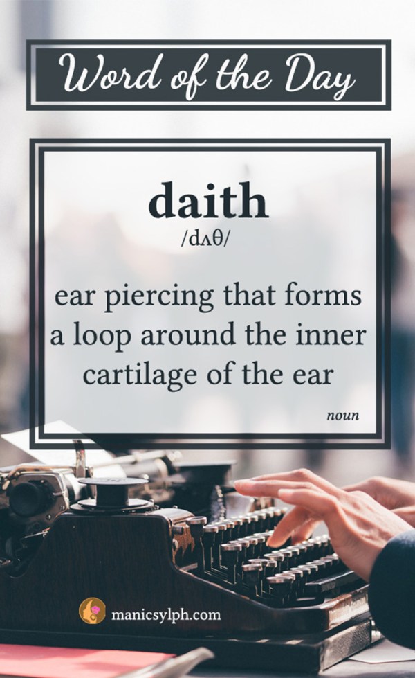WORD OF THE DAY - Daith