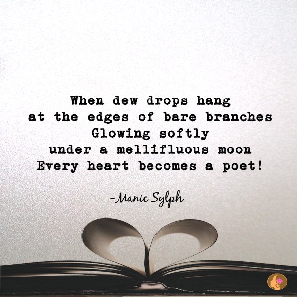 Micro poem 'InkSplash~11' by Mona Soorma aka Manic Sylph