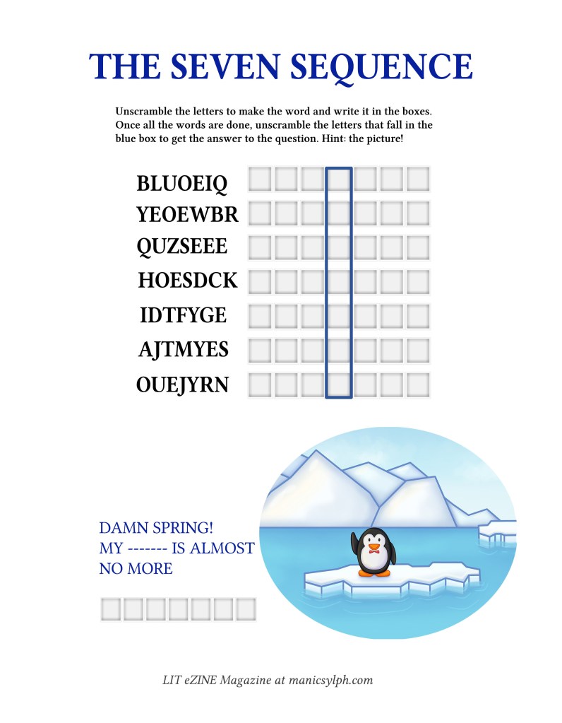 Puzzle: Unjumble the words (LIT eZINE Vol-5)